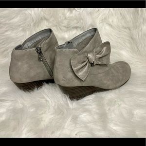 Blowfish Grey Wedge Boots
